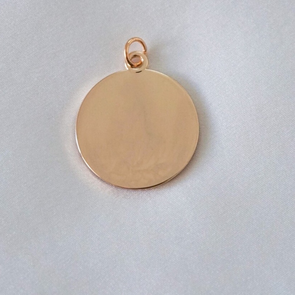 Pink and Gold Medallion - Picture 2 of 3